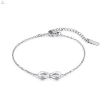 Girl Love Stainless Steel Silver Infinity Bracelet